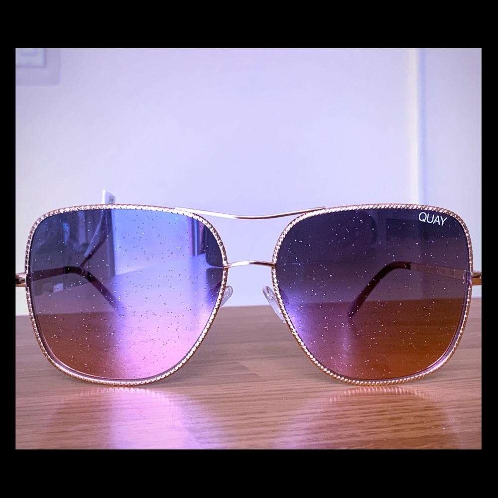 Quay x Chrissy Stop and Stare Twist Sunglasses